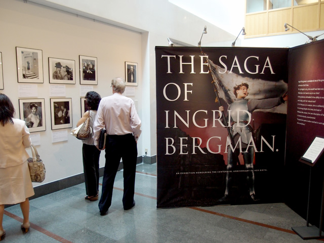 スウェーデン大使館にて『生誕100周年記念イングリッド・バーグマン展』開催